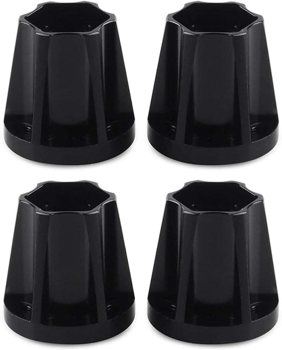 RC Wiel Adapter Set - Hex Hub Adapters - RC Auto Tuning - Metaal Kwaliteit - 22mm - Zwart