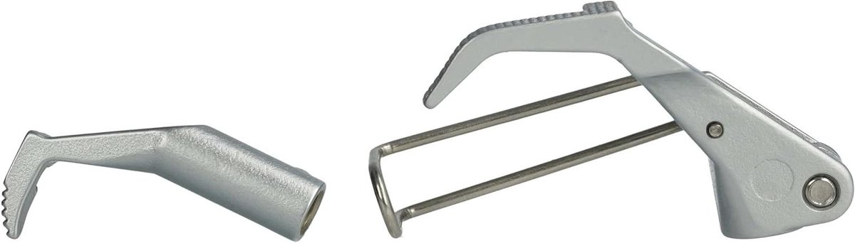 Ritsvoet - Naaivoet - Ritssluitingen Naaien - Eenzijdig en Smal - 9 mm - Zilver