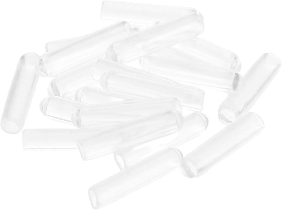 Rubberen Eindkappen - Beschermdoppen Vinyl - Krassen Voorkomen - Flexibel Vinylmateriaal - 15 mm ID - Zwart