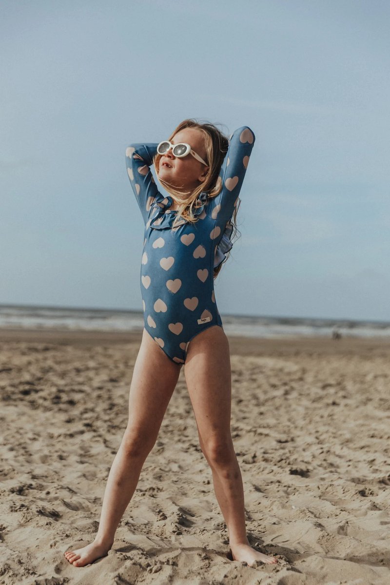 Baje Studio swimsuit Bella Blue denim 98