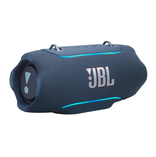 JBL Xtreme 5 - Draagbare Bluetooth Speaker - Incl Afneembare Schouderband - Met Sfeerverlichting - Draadloze Muziek Box - 28 uur - Waterdicht - IP68 - Blauw