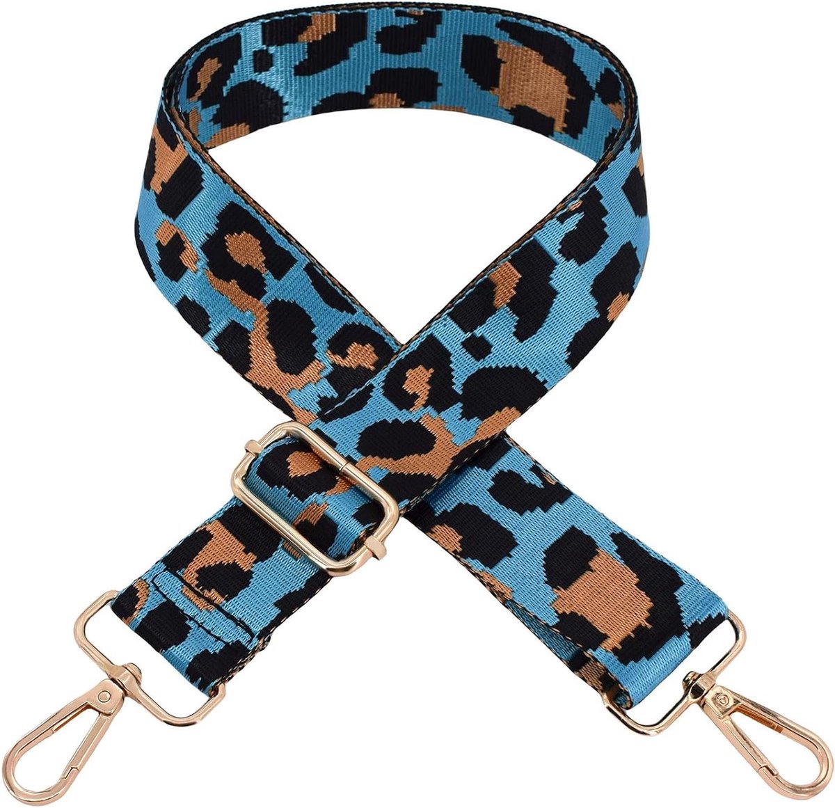 Portemonnee Band Vervanging - Schouderband Tas - Mode Accessoire - Verstelbaar en Breed - 26-52 Inch - Luipaard