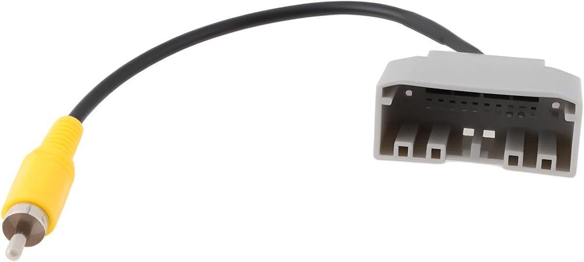 Stereo Radio Display Backup Camera - Harness RCA Adapter - Geschikt voor Chrysler - Dodge