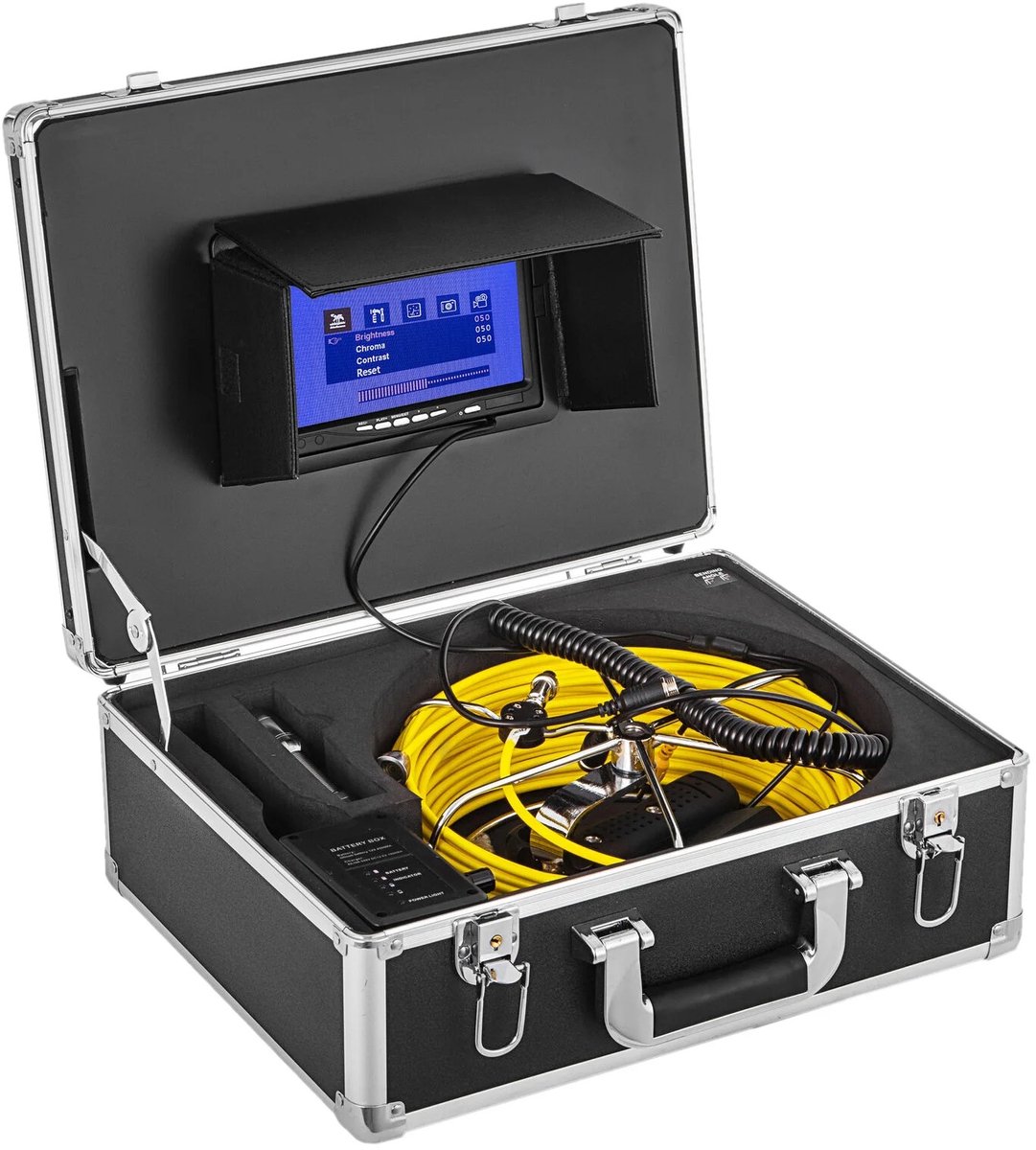 Pijp inspectiecamera - DVR Opname - 9in - Monitor - IP68 - Afvoer Riool Pijpleiding - Industriële Endoscoop