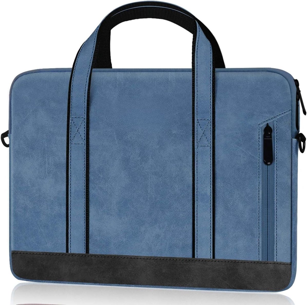 Leren Laptoptas - Laptoptas - Leren Tas - Luxe Leren Laptoptas - Werktas - Schoudertas - Business Tas - Leren Business Tas - 14 inch - Donkerblauw - van Imperatoris