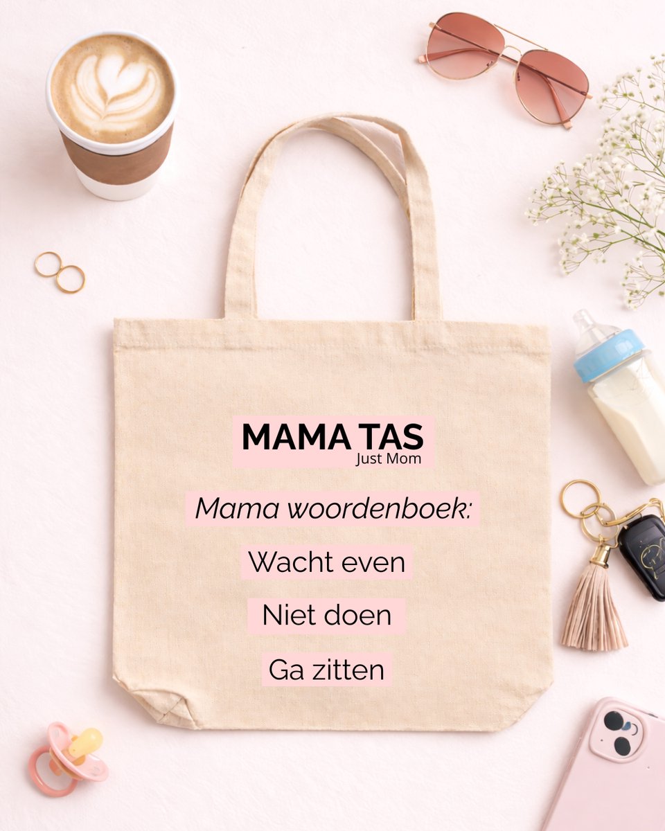 Just Mom Mama Tas - Woordenboek