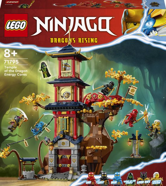 LEGO NINJAGO Tempel van de drakenenergiekernen Dragon Rise Set - 71795