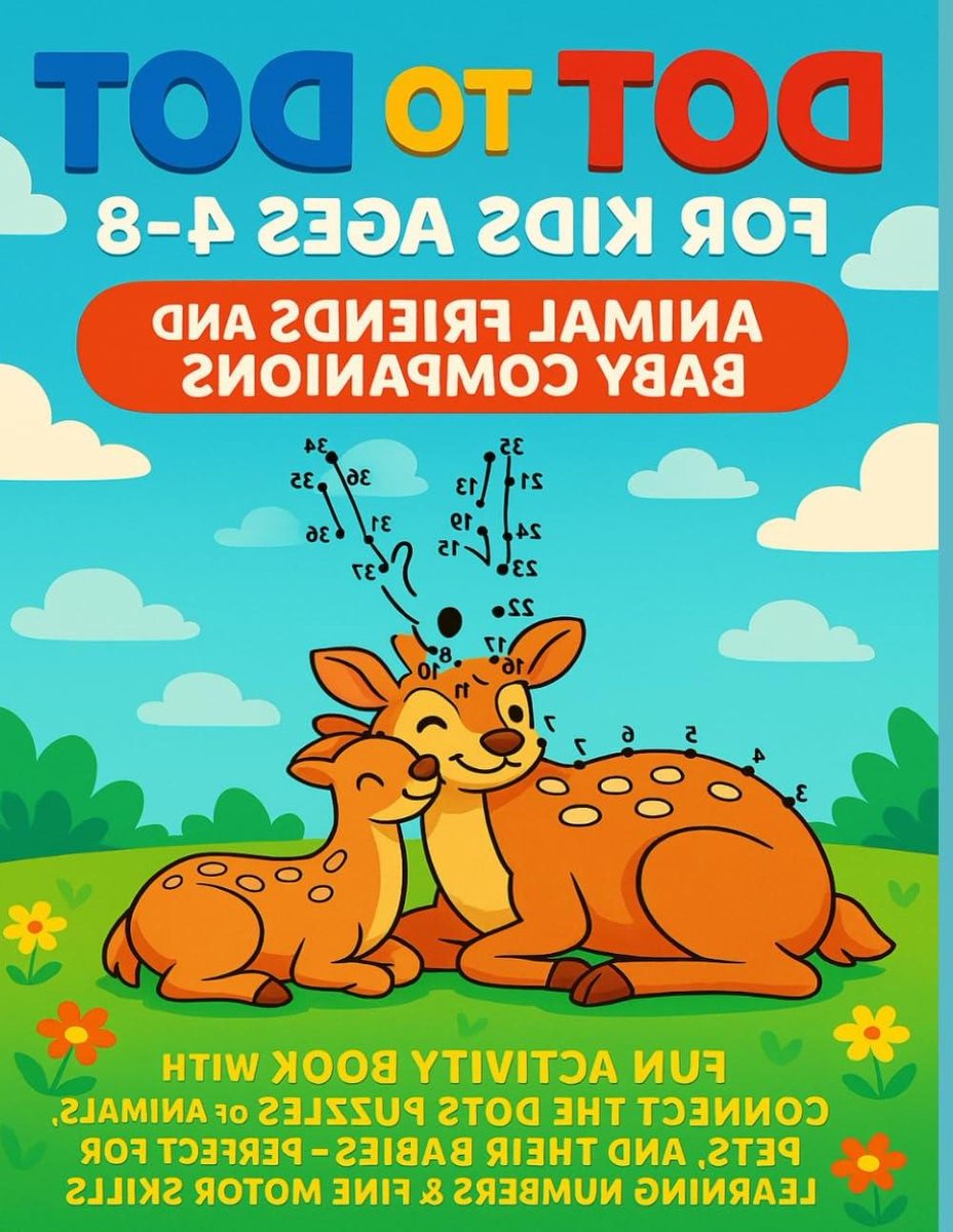 Punt tot Punt Boek - Activiteitenboek Kinderen - Leren Tellen - Dieren en Baby's - 8.5 x 11 inch