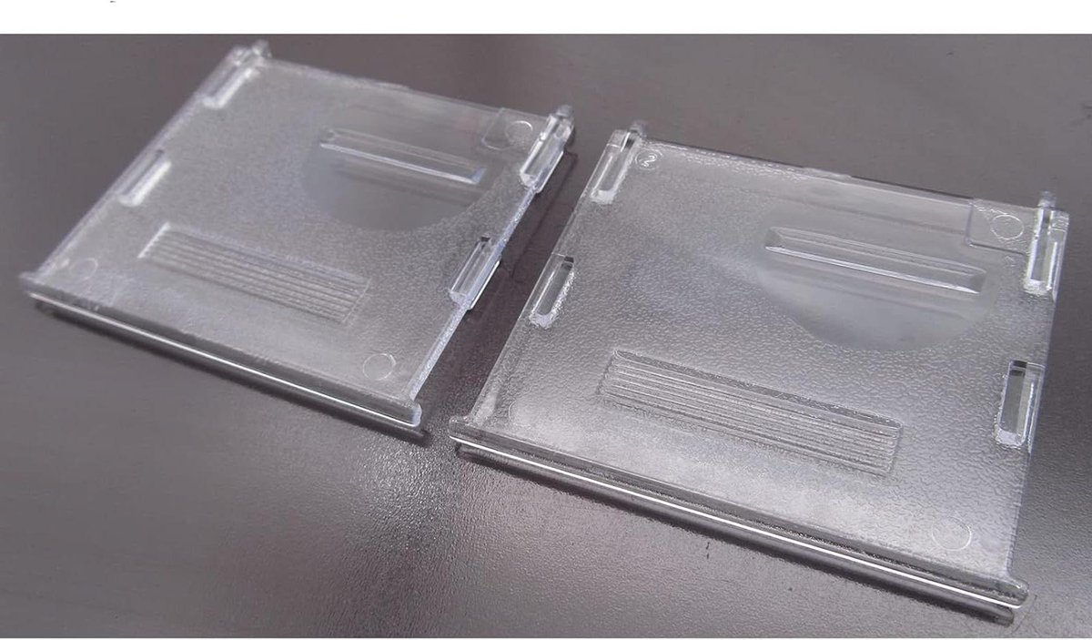 Spoel Cover Plaat - Naaimachine Onderdeel - Naaien - 2 Stuks Set - Standaard - Zwart