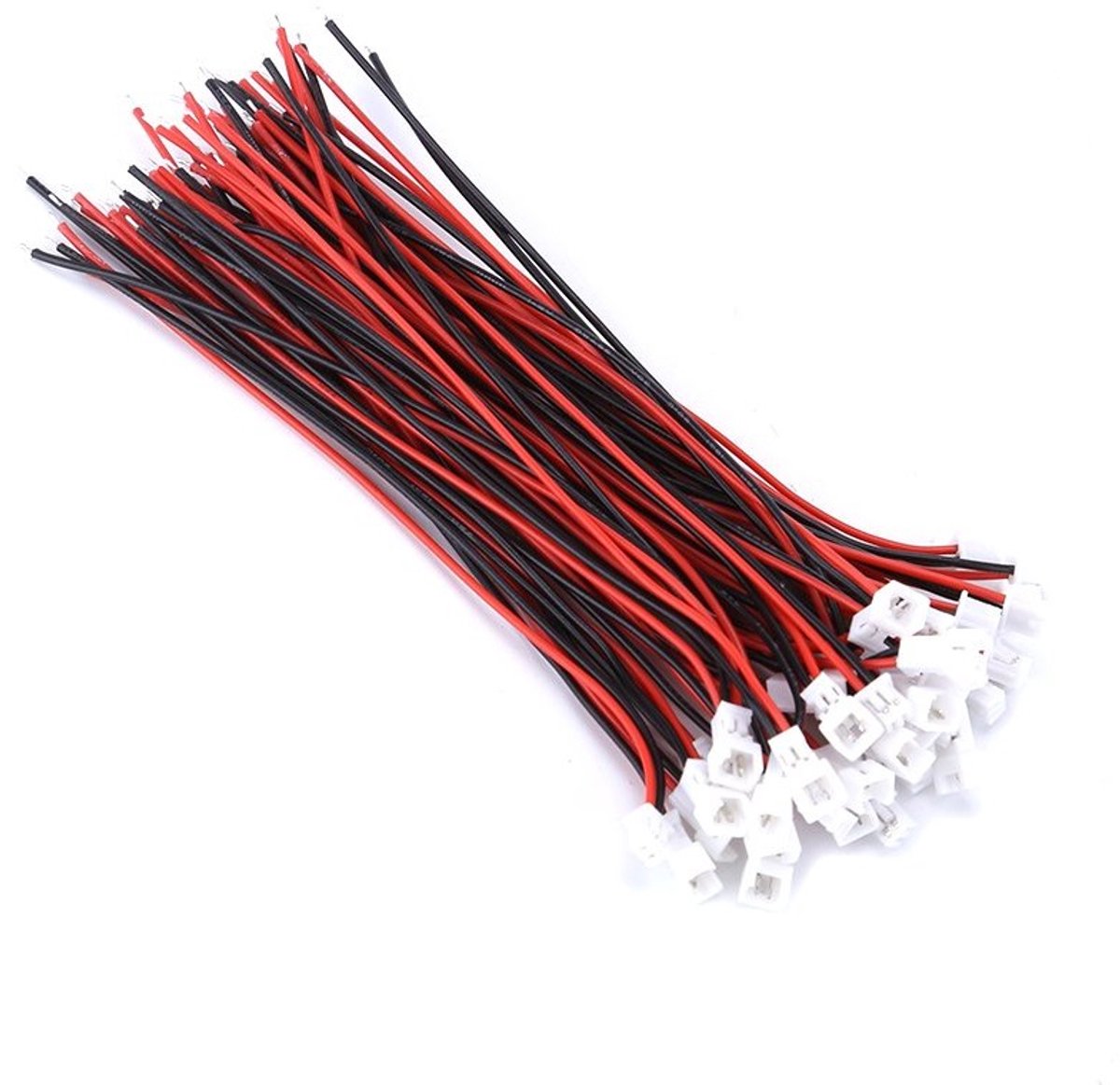 20 Stuks 1.25mm Micro Connectoren met Kabels - 2-Pin en 3-Pin Elektrische Aansluitingen voor Projecten