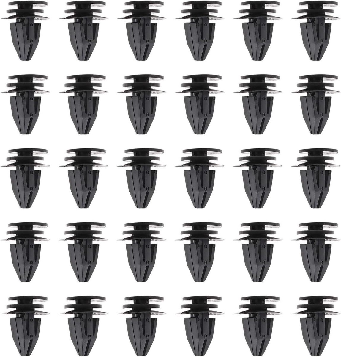Zijskirts Clips - Dorpel Trim Clips - Auto Onderdelen - 30 Stuks Set - 13x9mm - Zwart