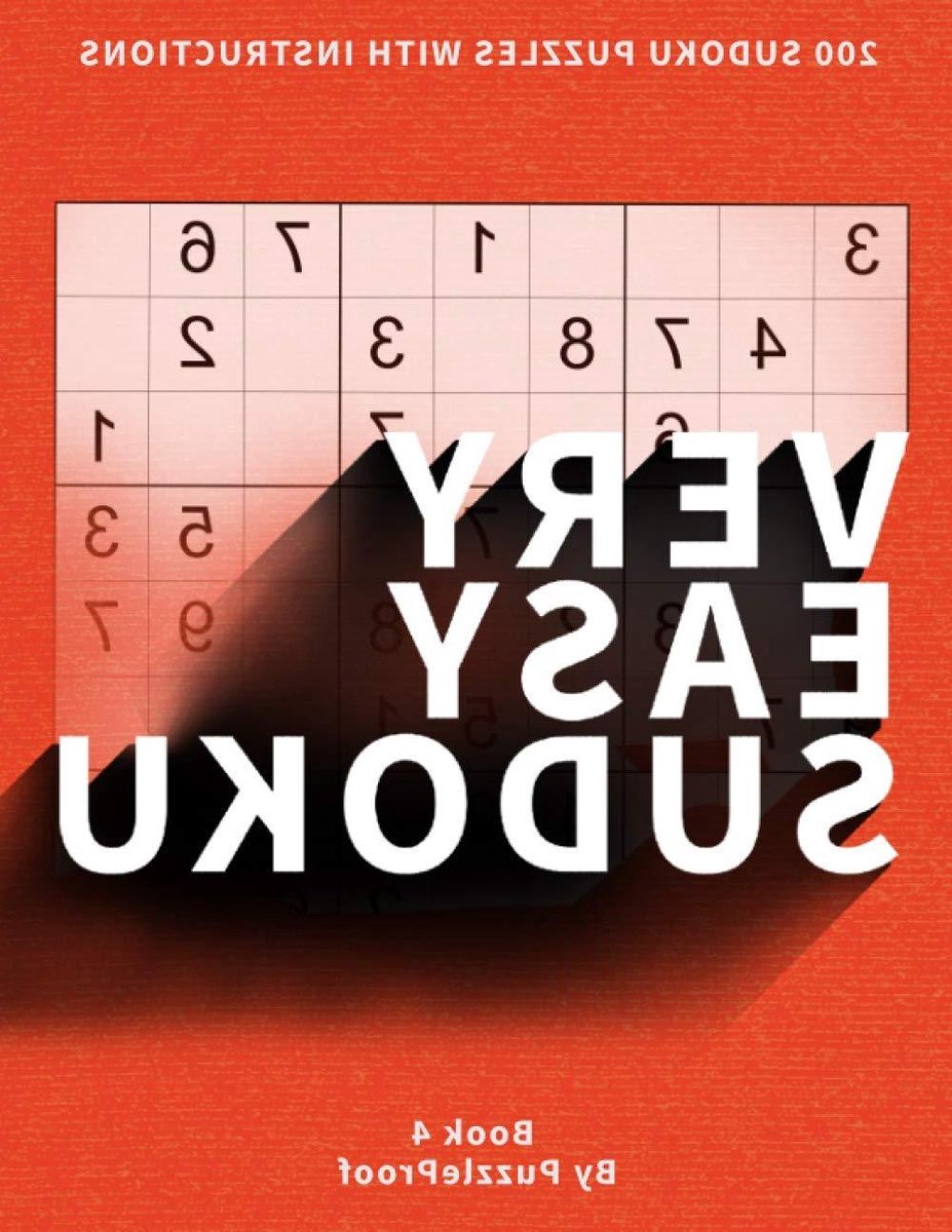 Sudoku Puzzelboek - Puzzelboek Sudoku - Hersenkrakers Oplossen - Zeer Eenvoudige Puzzels - 28 x 22 cm - Wit