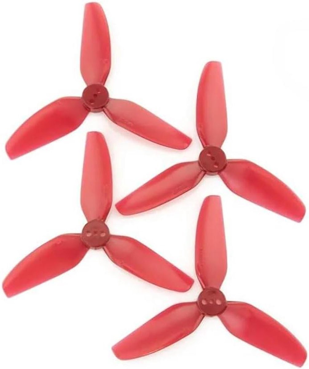 Propeller Set - Drone Onderdelen - FPV Racing - Polycarbonaat Materiaal - 3 inch - Rood
