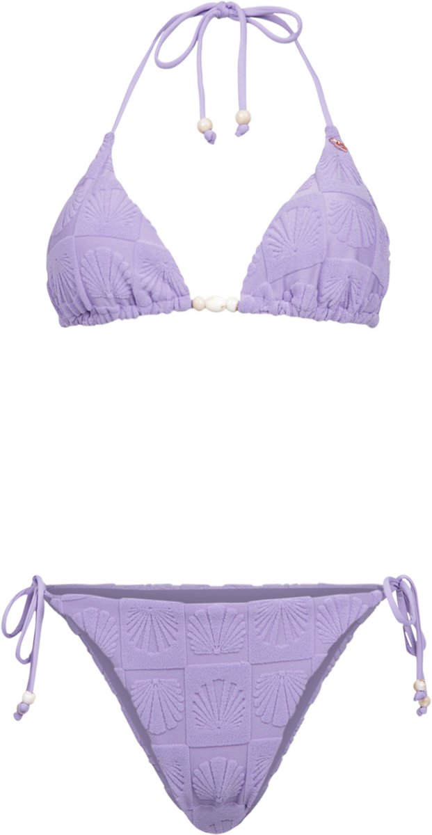 Brunotti Vievette-Shell Bikini Dames Triangel Bikini Set Small Coverage 42 Wisteria