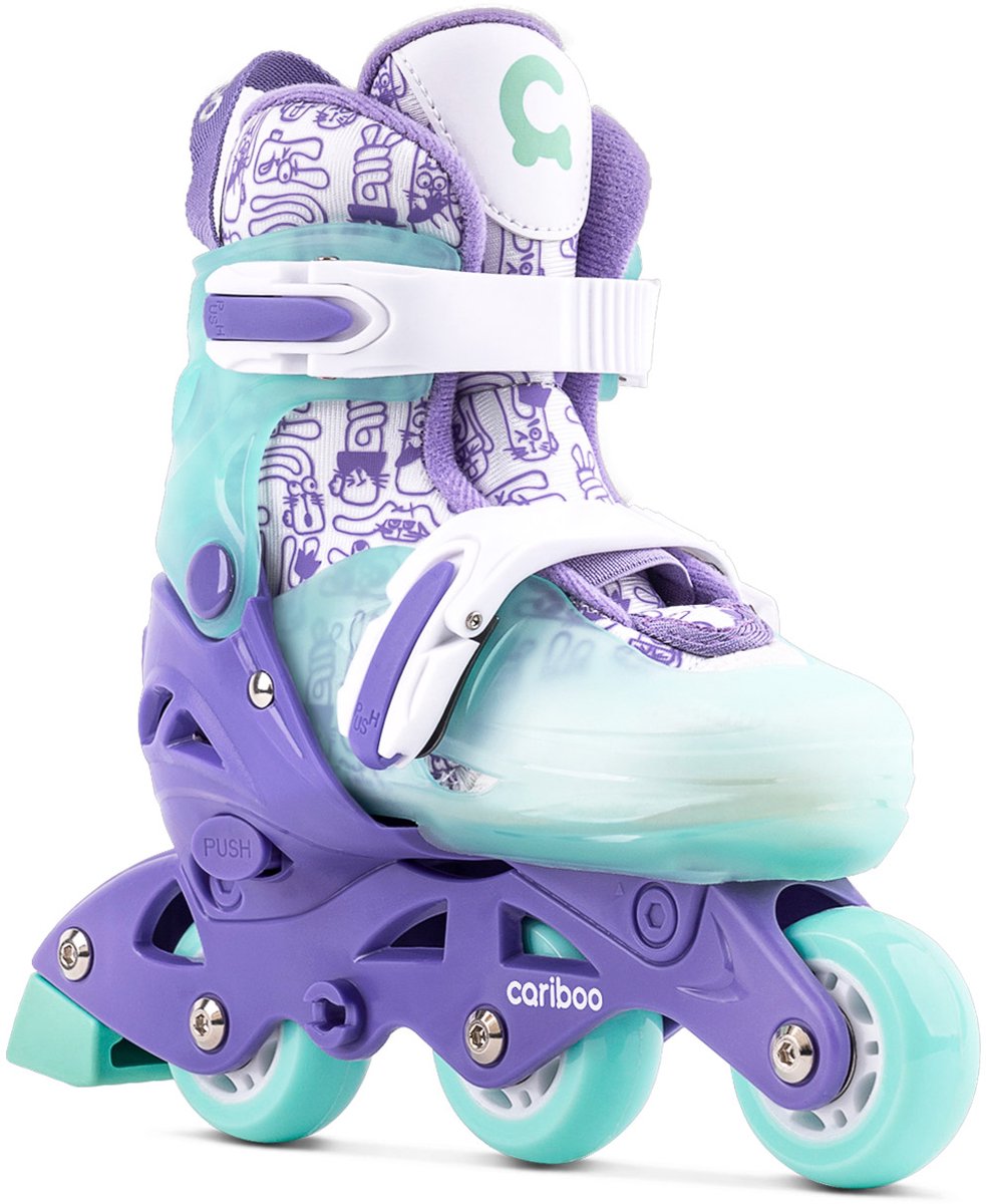 Cariboo Step 1 Skates Inline Kinderrollers Skeelers – Softboots Verstelbare Munt