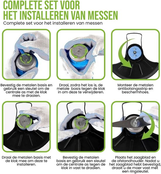 BronStore® Kantenmaaier - Grastrimmer met Accu - Bosmaaier Elektrisch - Inclusief 2 Accu's & Complete Set van BronStore® — afbeelding 2