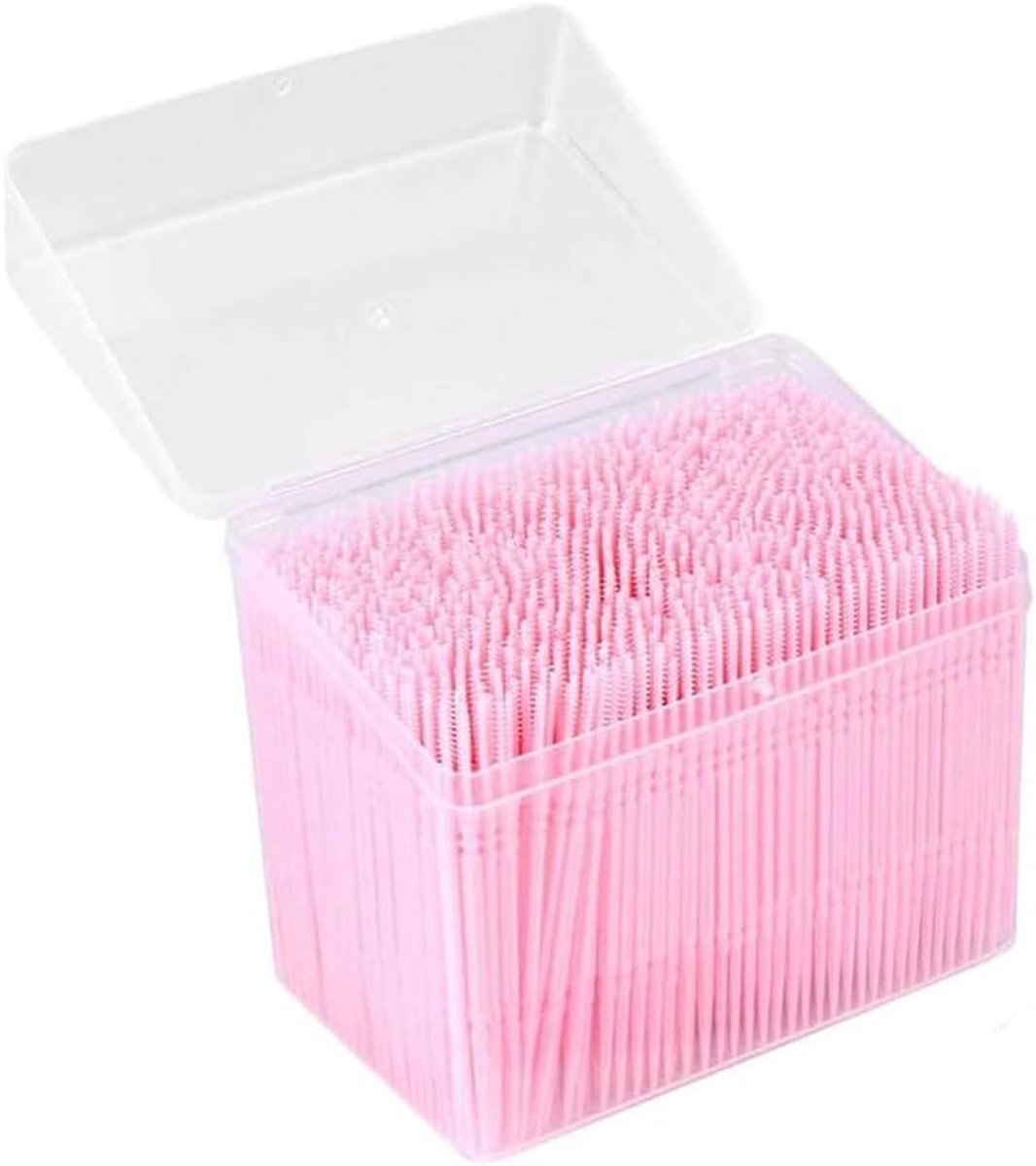 Wegwerp Tandenstokers - Plastic Stokers - Mondhygiëne - Dubbelzijdig Ontwerp - 1100 stuks - Transparant