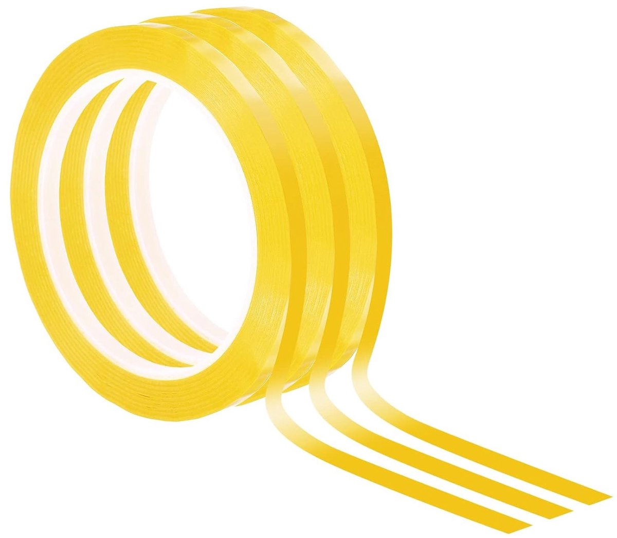 Witte Tape voor Whiteboards 6mm x 66m - 3 Stuks Dunne Plakband voor DIY, Gridlijnen en Vloerbedekking