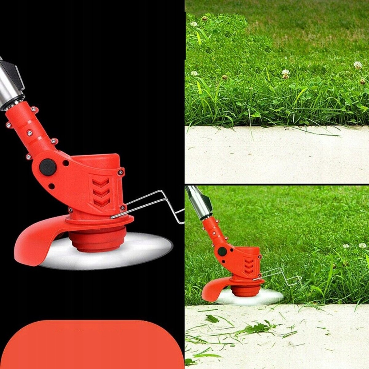 Accu Grasmaaier - Onkruidtrimmer - 650W & 12V 3000mAh - 90-120cm Telescopisch - 3 Messen - Voor Tuin & Gazon - Met Complete accessoires – foto 4