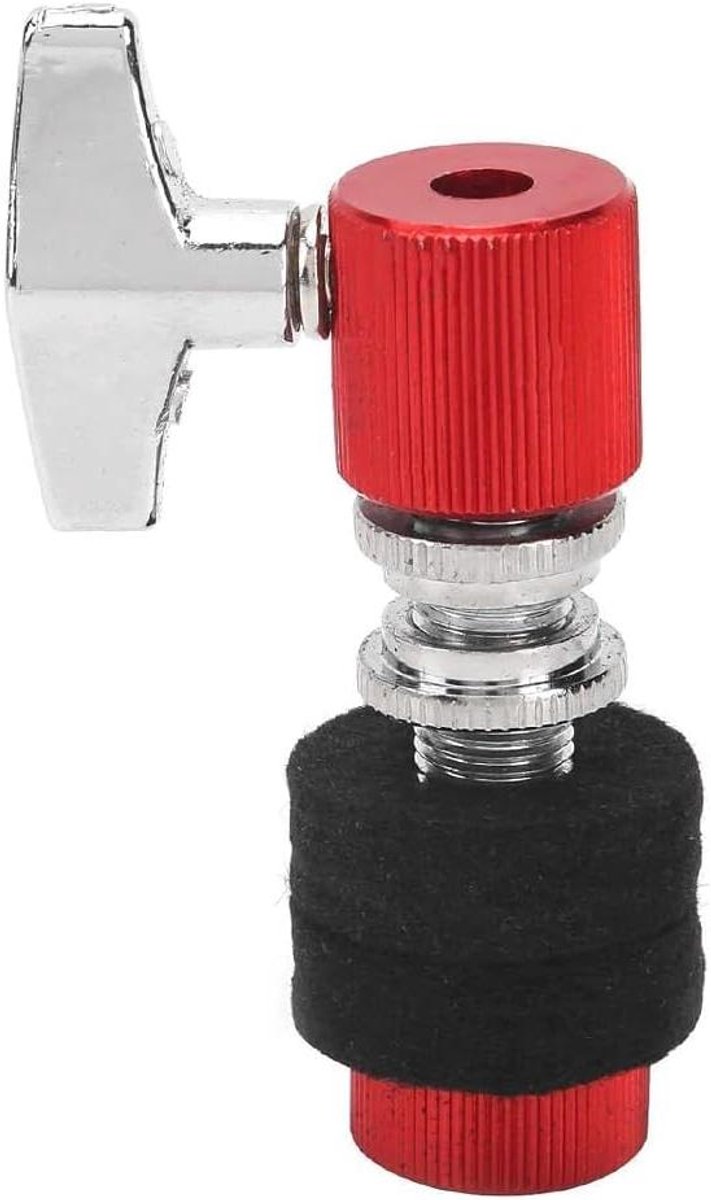 Hi-Hat Koppeling - Drum Clutch - Jazz Drummen - Duurzame Legering - Standaard Ontwerp - Rood