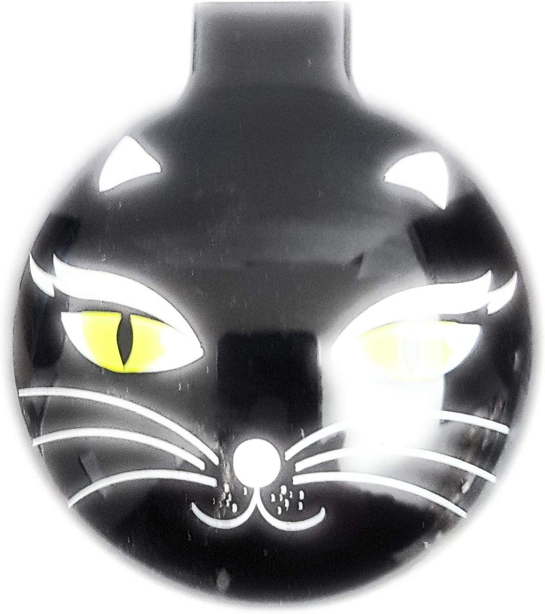 Borstelspiegel Kat - Spiegel met borstel - Make-up bijwerken - Dubbelzijdig ontwerp - 65 x 74 cm - Zwart