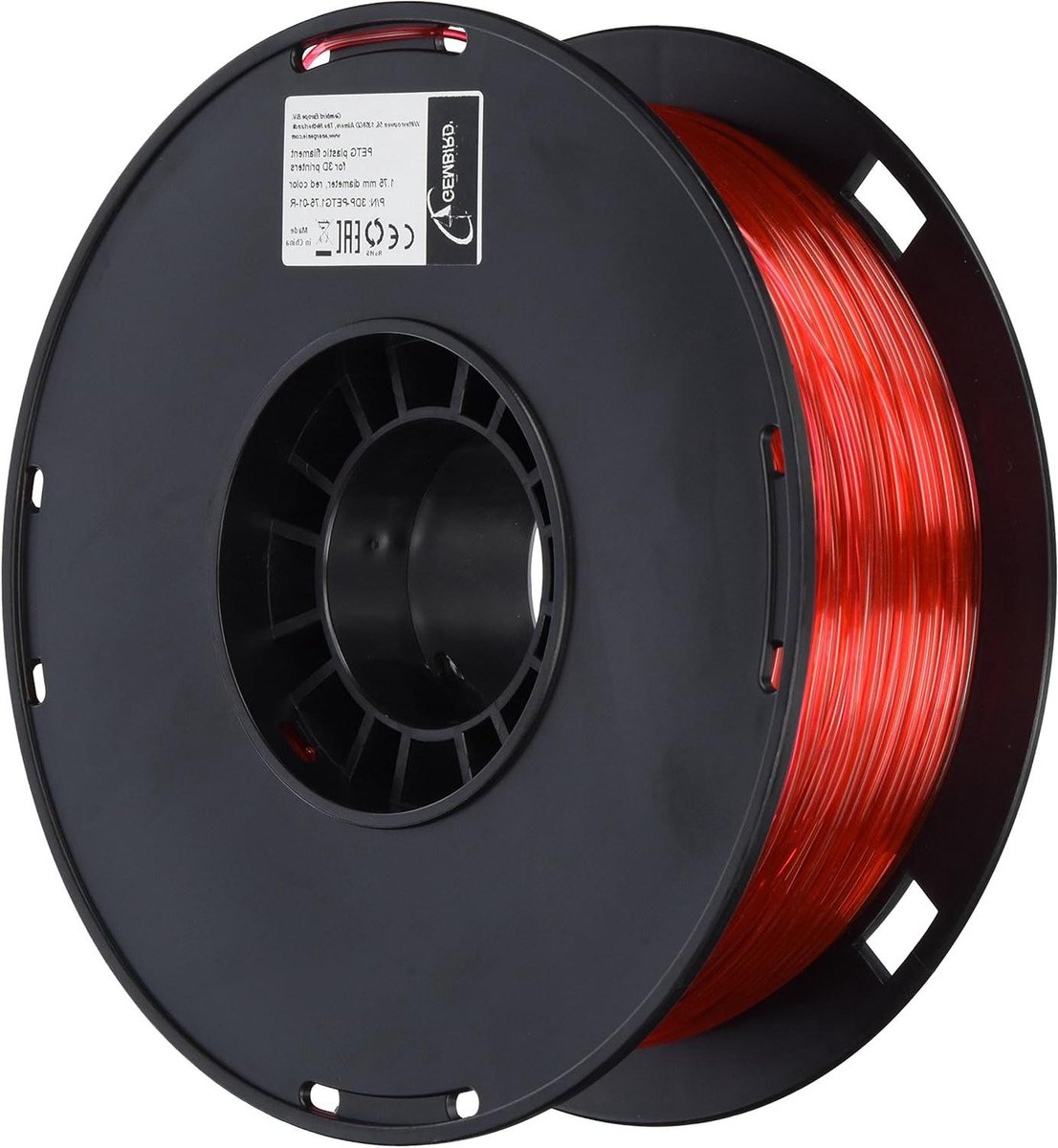 PLA Filament - 3D Print Draad - Objecten Printen - Hoge Afdrukkwaliteit - 1.75 mm - Rood