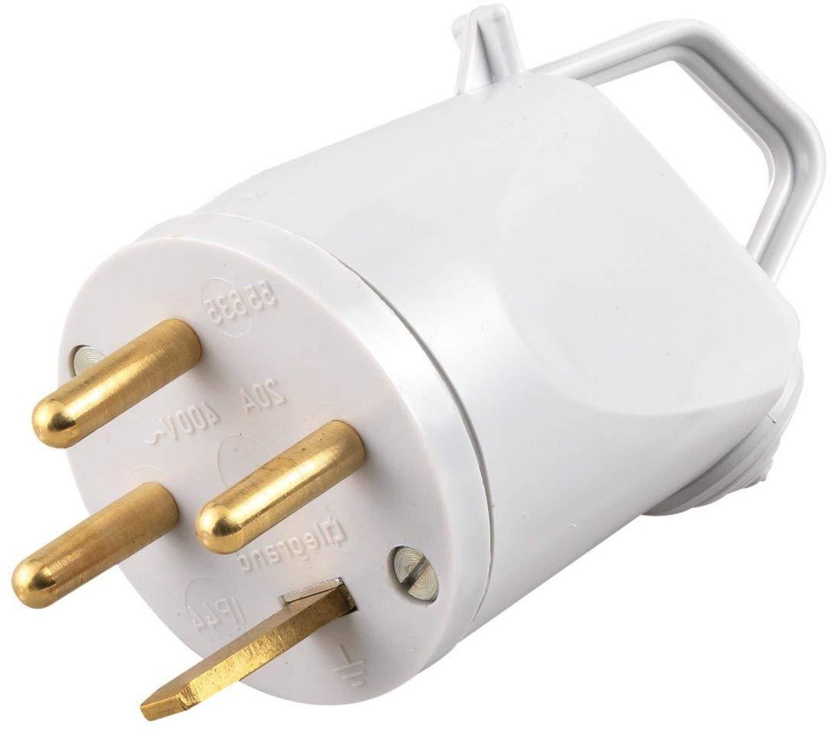 Legrand Stekker - Wandcontact Stopcontact - Elektrische Aansluitingen - 3 P+T Schuko - 20 Ampere - Grijs