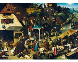 Bluebird Puzzle kunst puzzel Pieter Bruegel Nederlandse Spreekwoorden 3000 stukjes.
