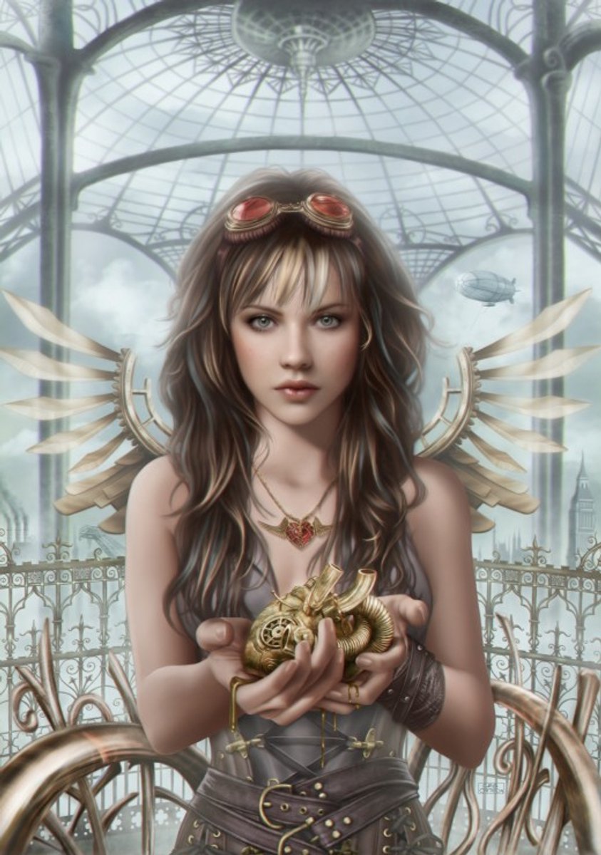 Grafika puzzel Steam Heart - 1000 stukjes legpuzzel fantasie.