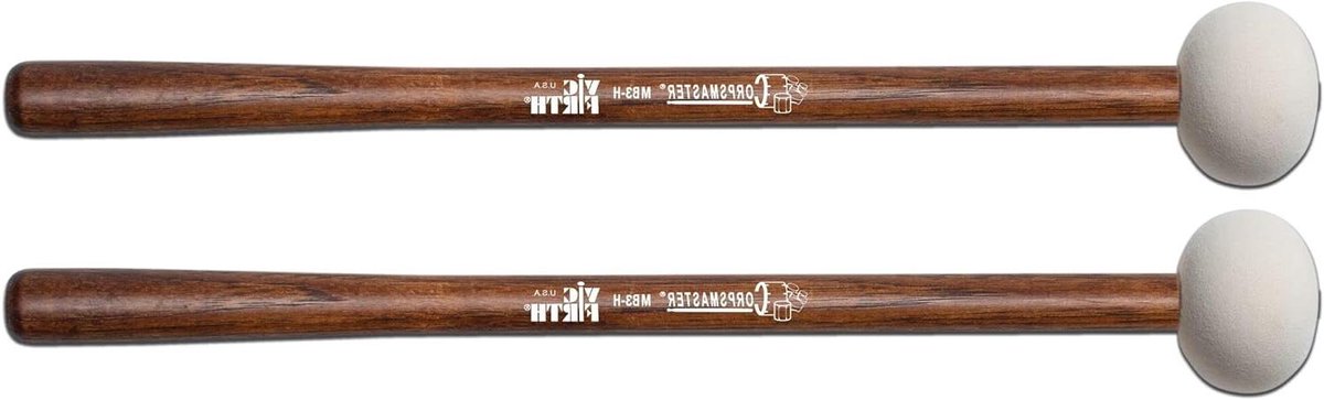 Bass Drum Mallet - Slagtrommel Mallet - Muziek Maken - Grote Kop - L 14-12 - Natuurlijk