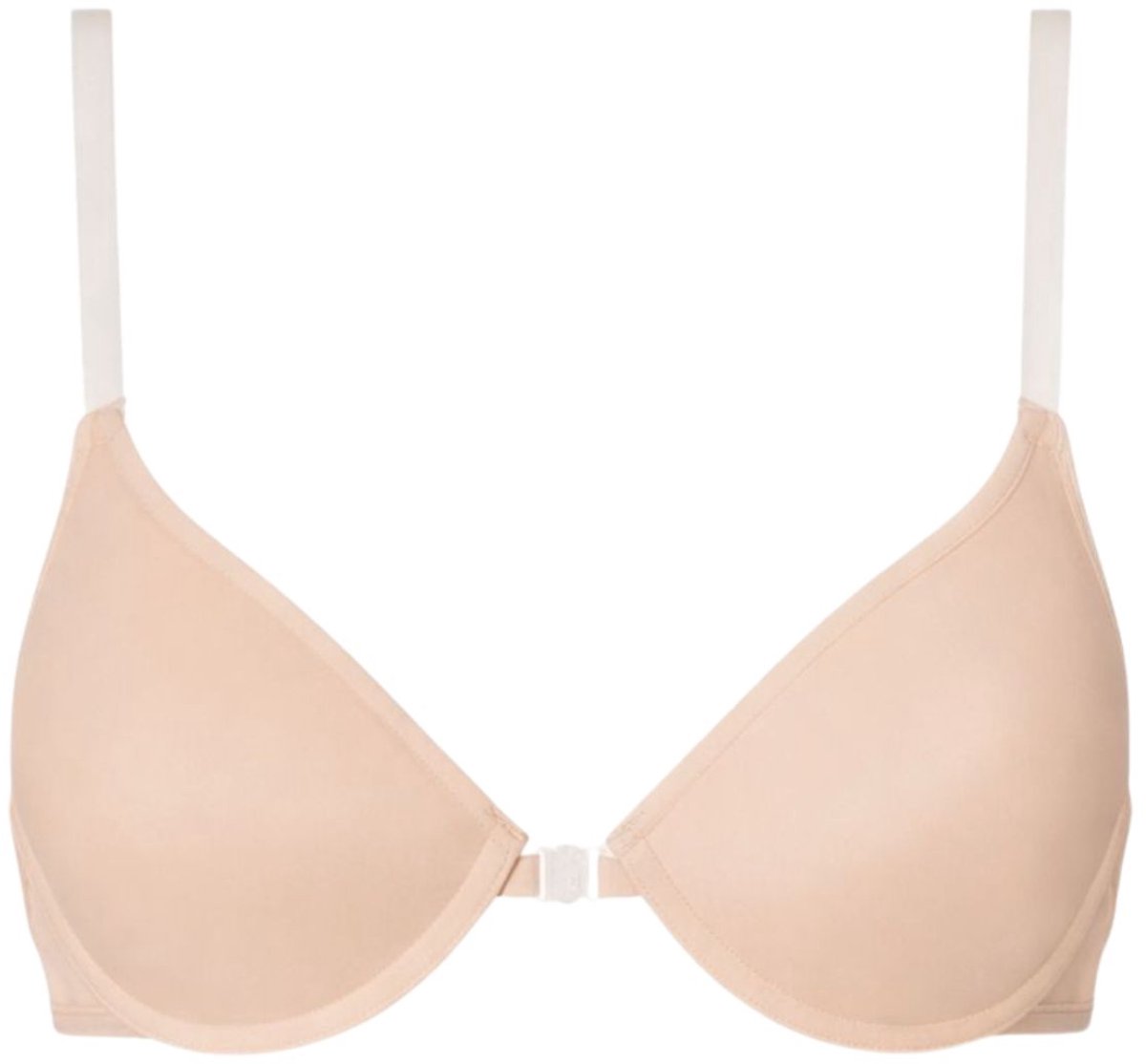 Dans- en ballet bh huidskleur – beugel en transparante bandjes cup maat C