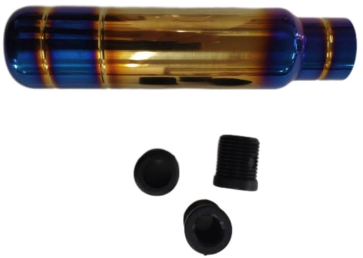 ONF3 - Versnellingspook Knop - Aluminium Pookknop - Blauw - Universeel - Met Installatiehardware - Geschikt voor Meerdere Automodellen