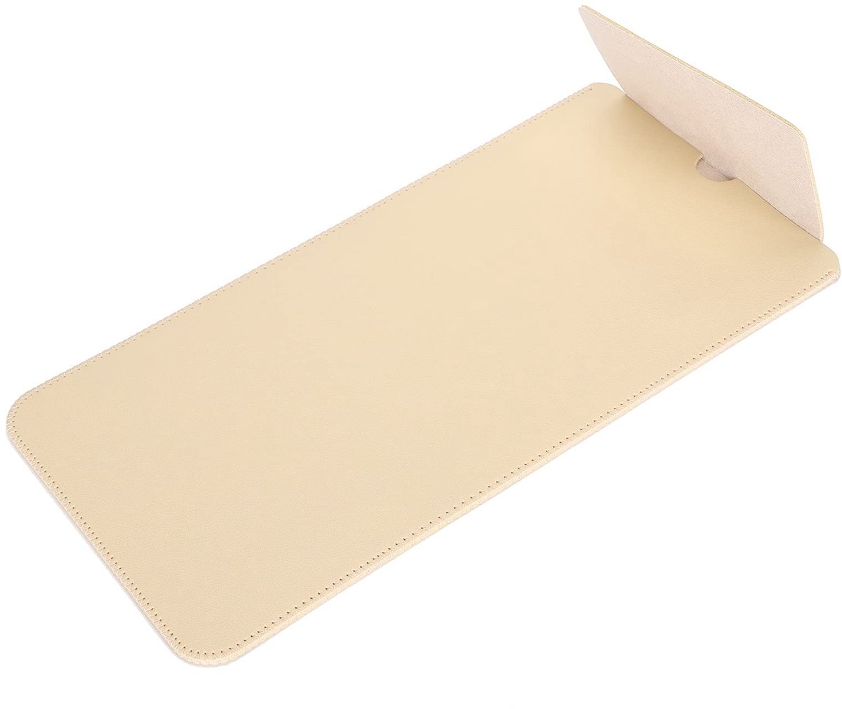 Store_7 - Toetsenbordhoes - Draagbare toetsenbordbescherming - Kunstleer - Geel - Stofdicht - Perfect voor Logitech K380 - Ideaal voor onderweg