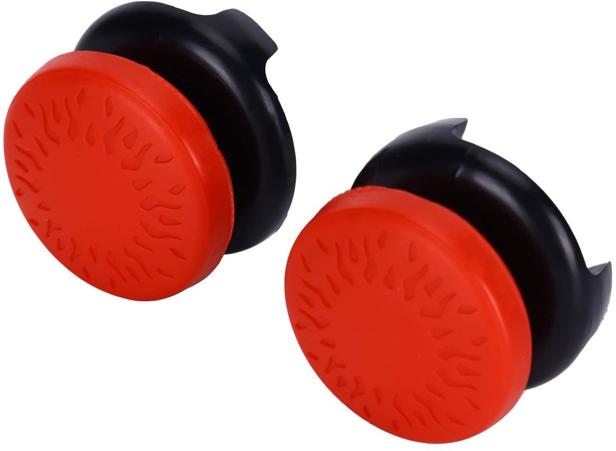 Golden crown - Siliconen Duimstok - Duimgreepdop Joystick - Grip Stick voor Gamepad - Rood - Joystick-controller - Geschikt voor Game-joystick - 2 stu