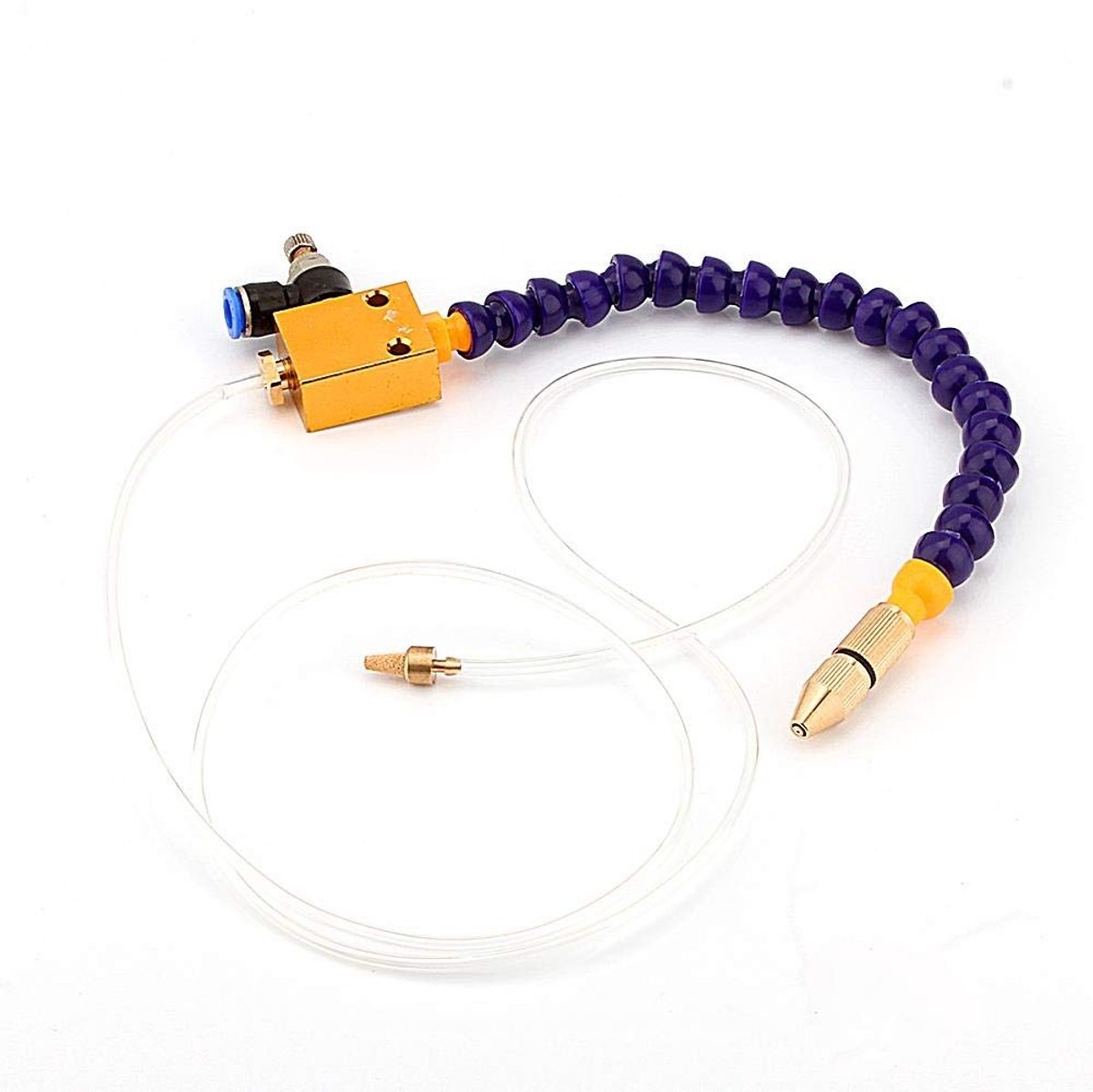 aladdien - Fog Coolant Lubrication Spraying System - Machine Sprayer - Bespaar tot 80% op smeermiddelen - Metalen Slang - Verbeter je productiviteit
