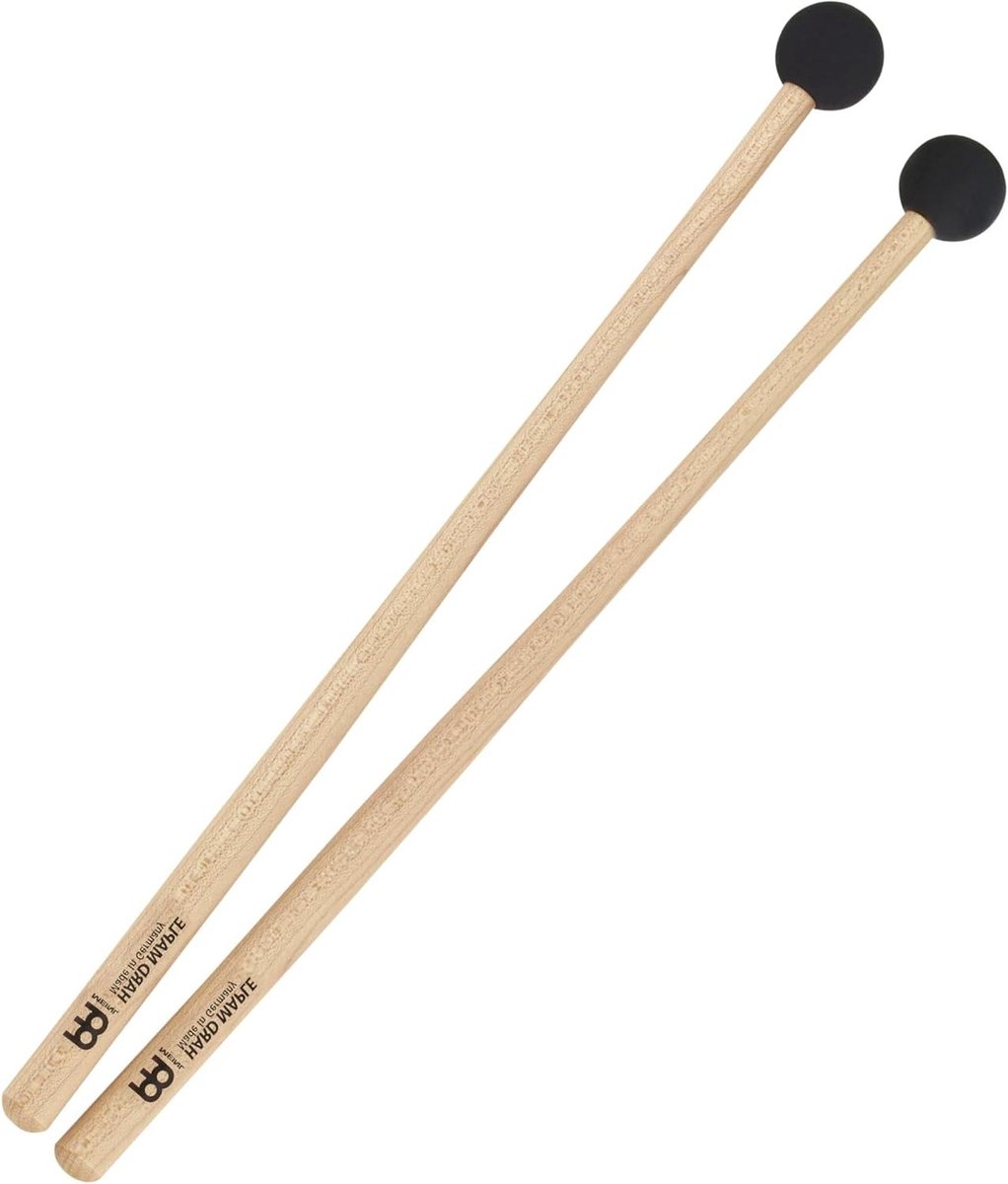 Percussie Mallets - Mallets Pauken - Muziek Maken - Kleine Rubberen Kop - 32 cm - Beige