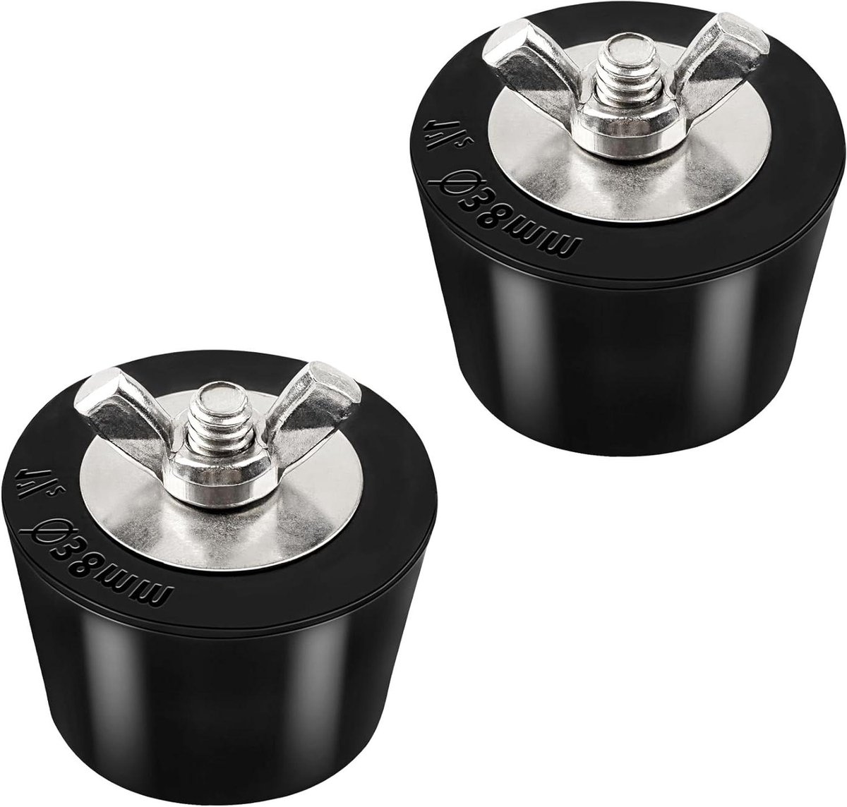 Zwembad Winterstop - Leidingpluggen Rubber - Zwembad Beschermen - Voorkomt Breken Leidingen - 1.5 Inch - Zwart