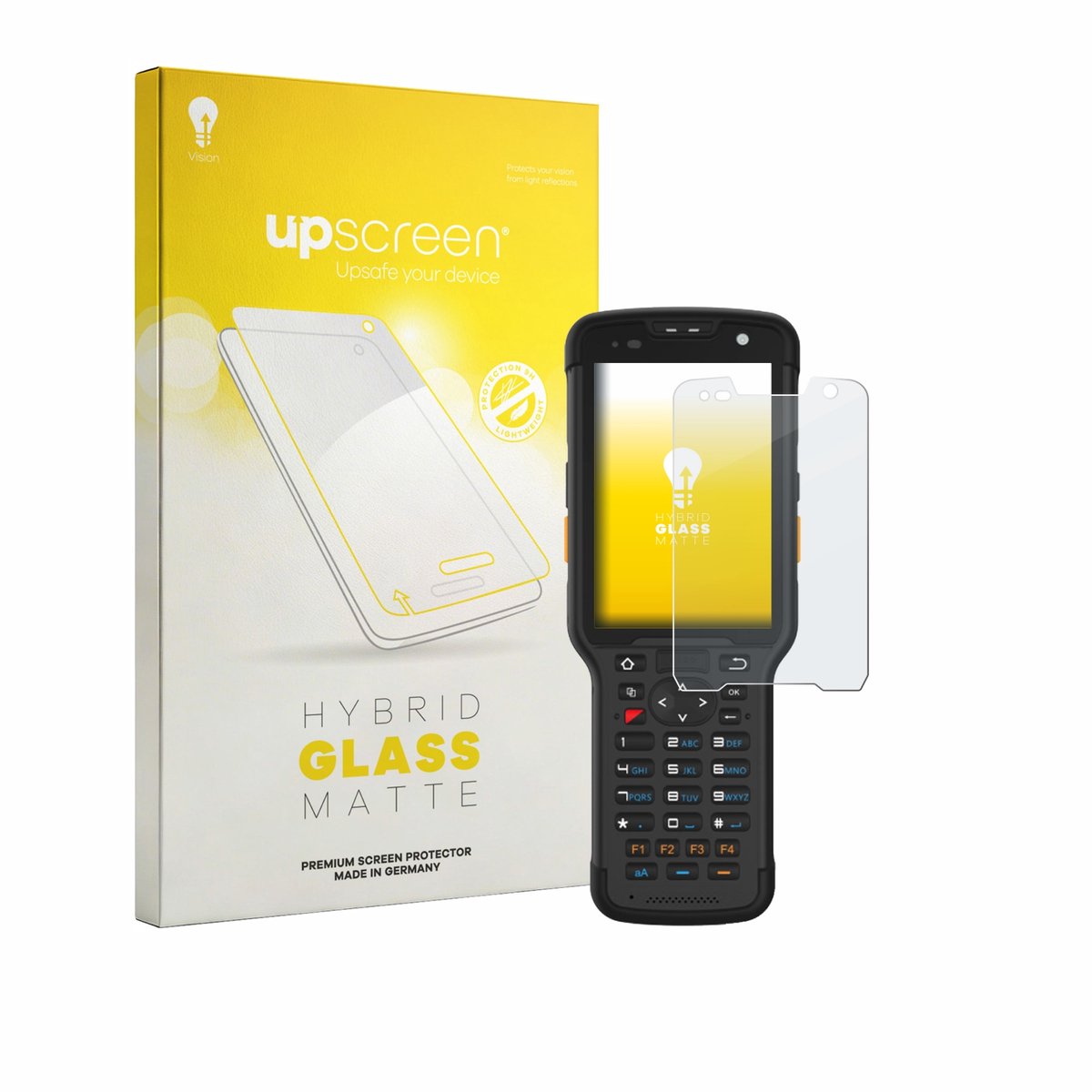 upscreen - Screenprotector voor Newland Speedata SD35 Leo - Folie Beschermfolie Beschermglas matte