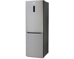 DOMO DO91337C Koelvriescombinatie - Koelkast met Diepvriezer - No Frost - B - 323 L - Inox