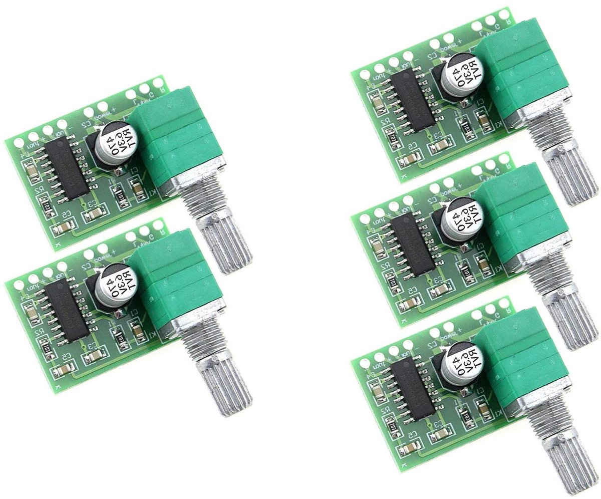 Digitale Audio Versterker - Stereo Versterker Module - Muziek Afspelen - Met Schakelaar Potentiometer