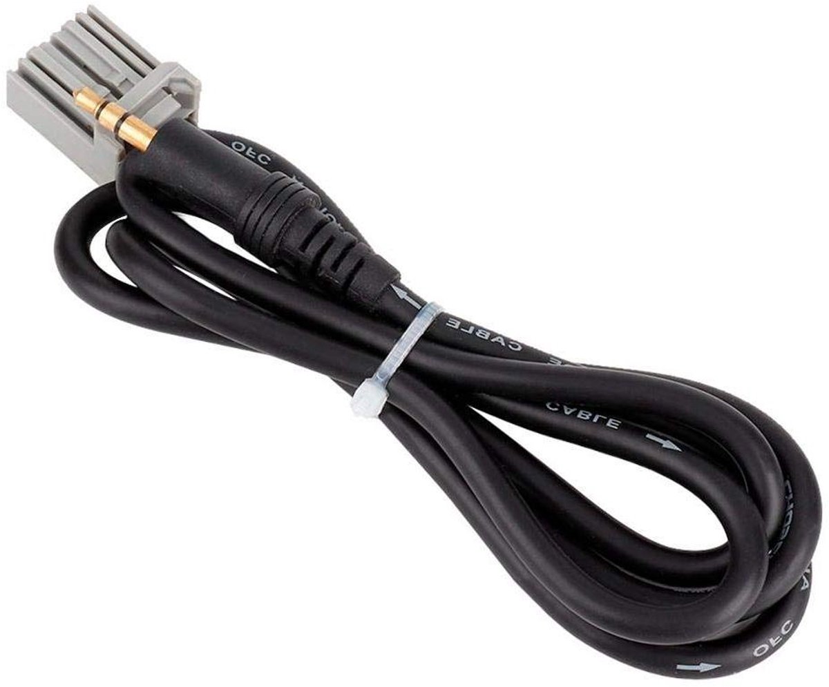Audio Kabel - AUX Adapter - Auto Muziek Afspelen - 3.5mm Jack Aansluiting - 1 meter - Zwart