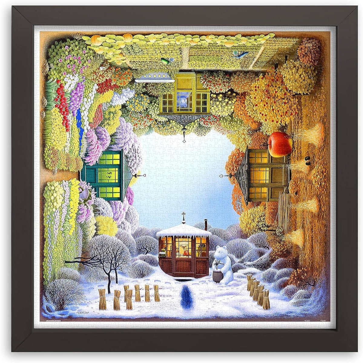 Kunststof Puzzel - Plastic Puzzel - Ontspanning Binnen - UV-LED Print Technologie - 1600 Stukjes - Vier Seizoenen