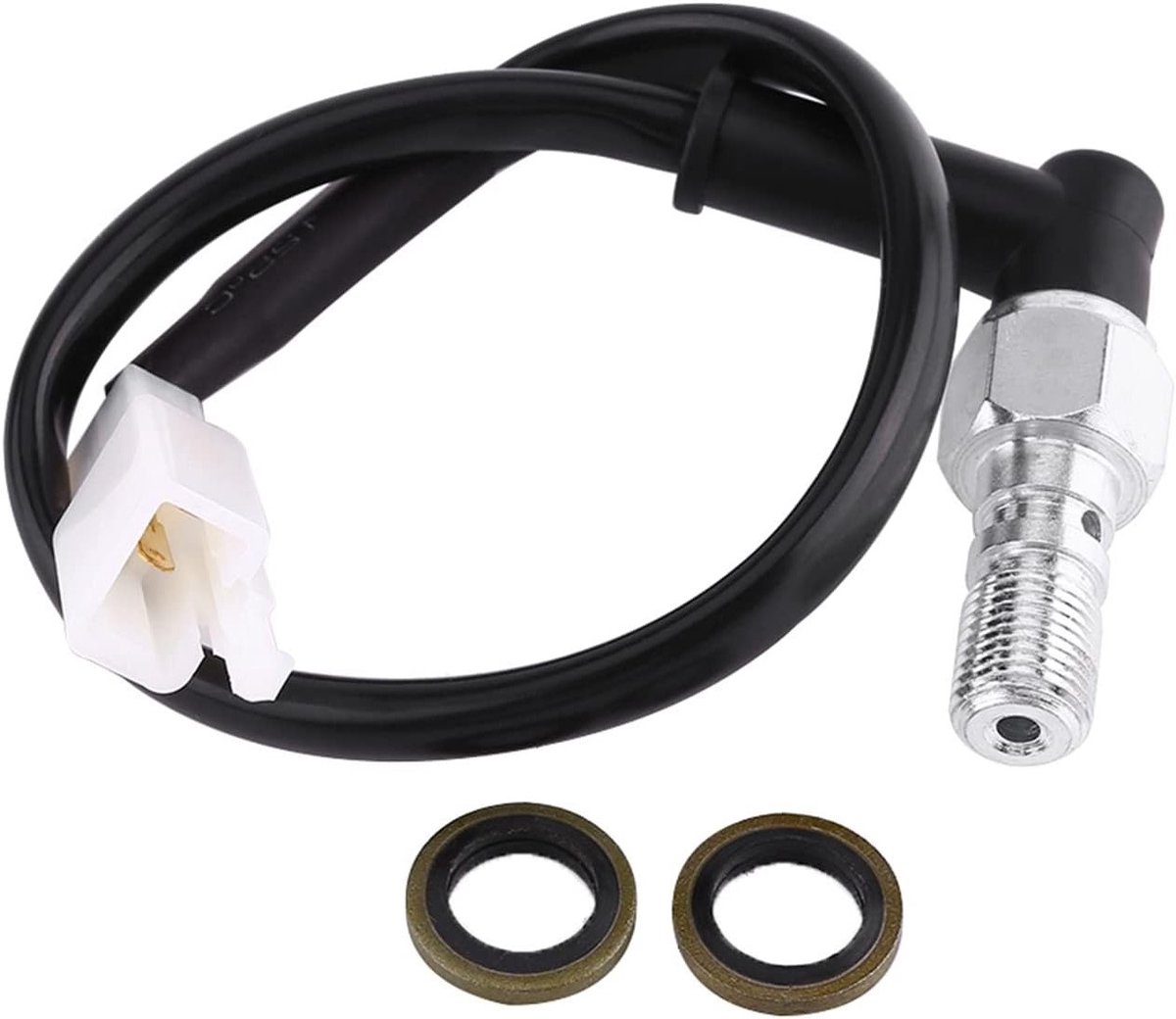 Universele Hydraulische Remdruk Schakelaar voor Motorfietsen - M10*1MM Taillight Switch met Holle Bout