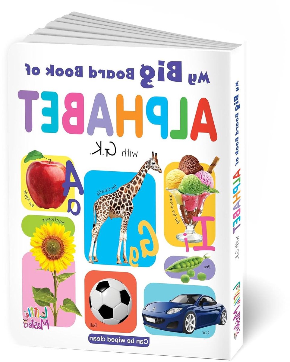 ABC Leerboek - Kinderboek Alfabet - Leren Lezen - Veelzijdig Inhoud - 28 x 22.2 x 1.5 cm - Gekleurd