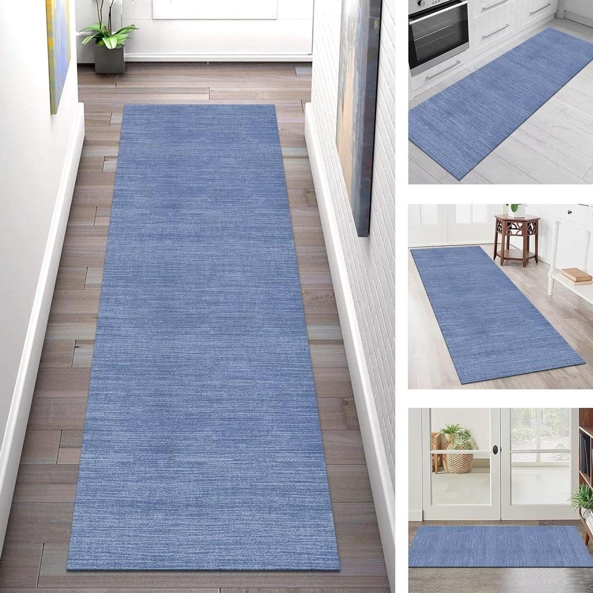 Tapijtloper - Keukentapijt Loper - Vloer Beschermen - Antislip Onderkant - 100x200CM - Bla