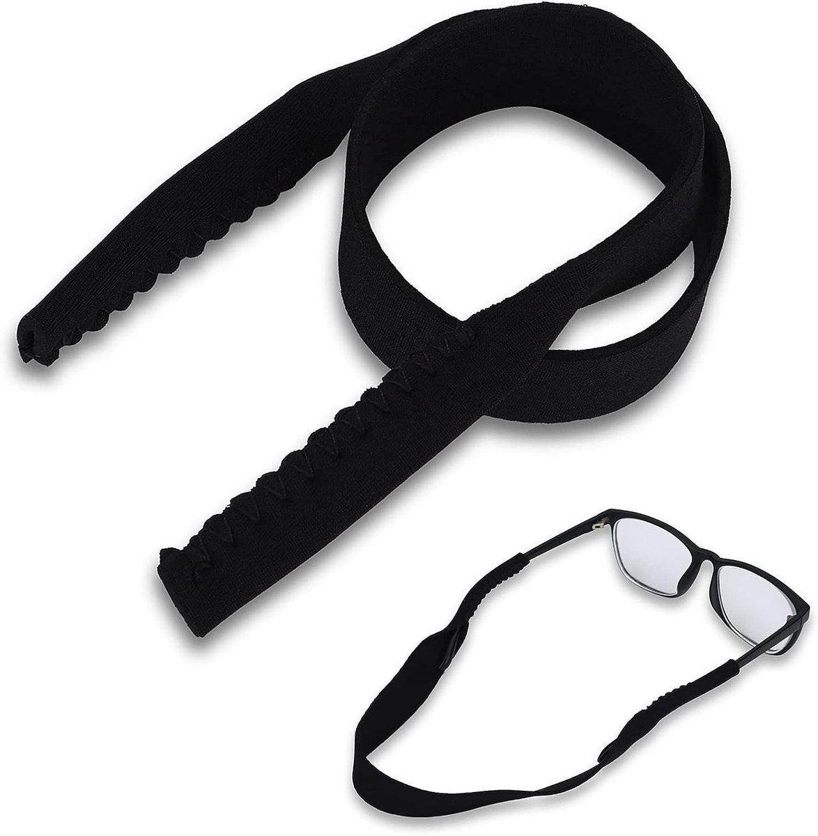 Verstelbare Brilhouder met Elastische Bandjes Geschikt voor Brillen met Pootbreedte 4-8mm (5 stuks)