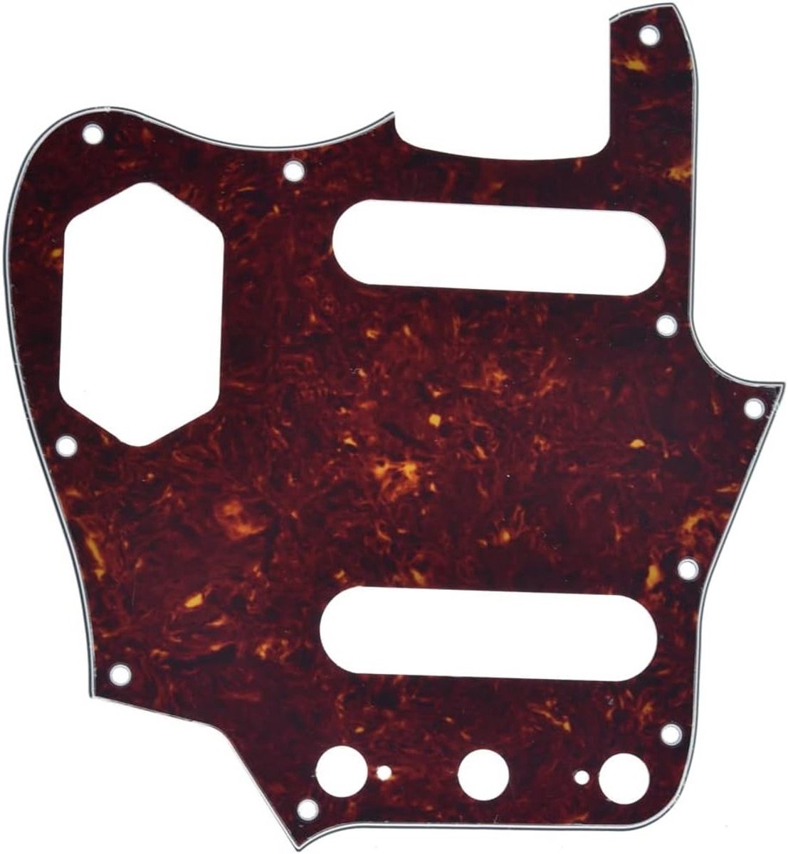 Vintage Jaguar Gitaar Pickguard voor American Fender - Scratch Plate in Turtle Design, Perfecte Pasvorm en Bescherming