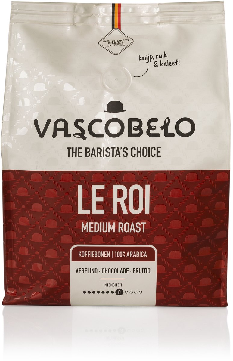 Vascobelo Koffiebonen – Le Roi – 4x 450g – 100% Arabica – Signature Blend – Medium Roast