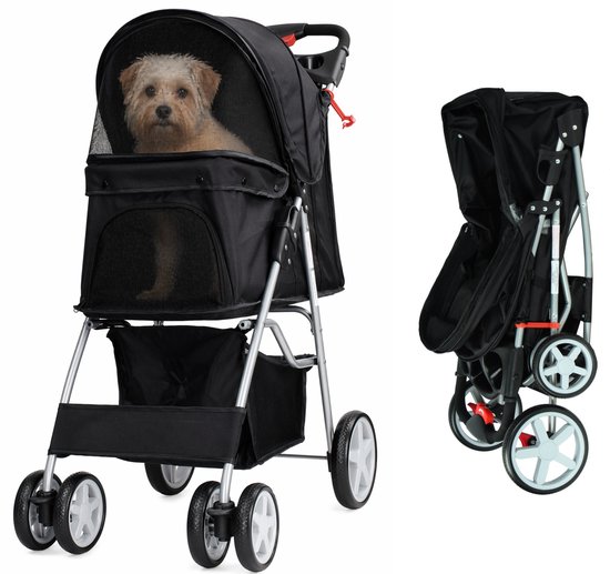 Cabino Hondenbuggy - Zwart