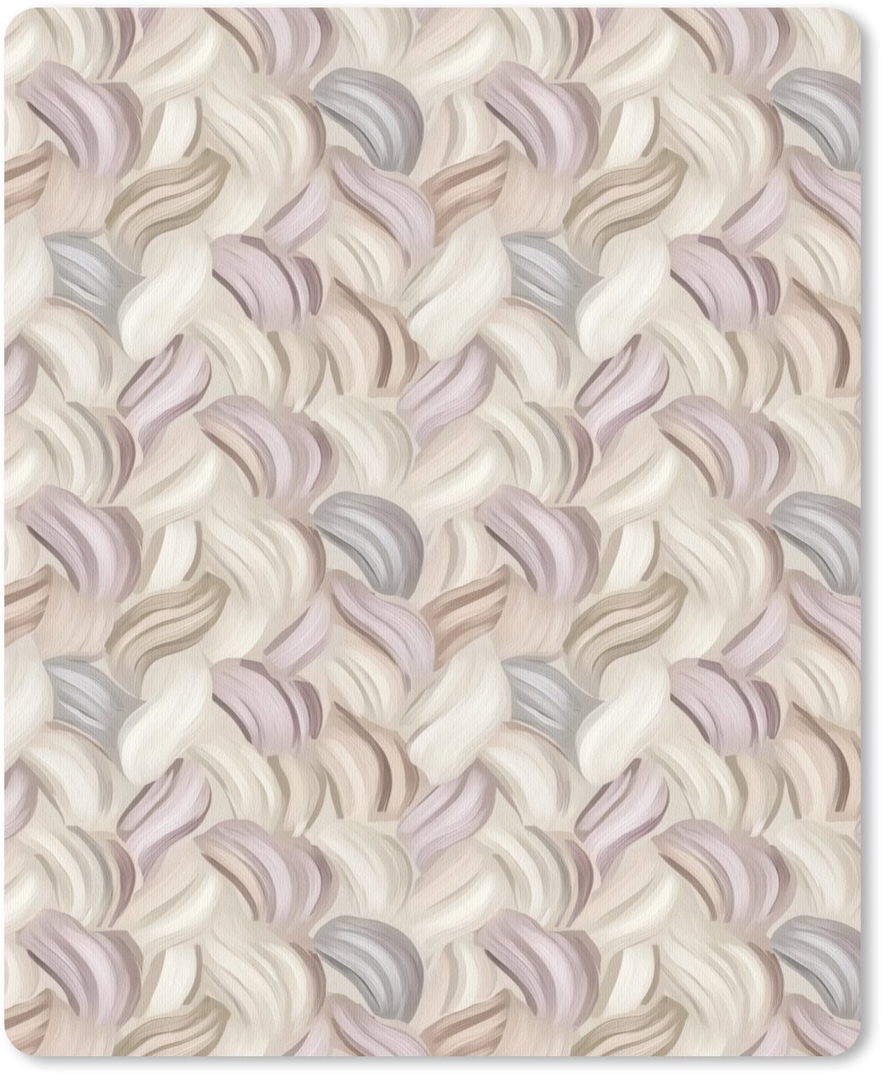 Muismat 12x16 cm - Mousepad Abstract - Golvend - Pastel - Muismatten